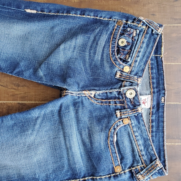 AUTHENTIC True Religion Leather Tag Womens Jeans - Picture 5 of 10